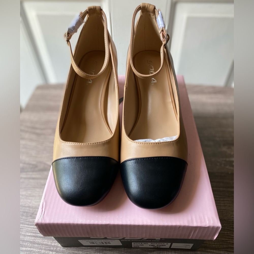 SODA Block Kitten Heel